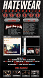 Mobile Screenshot of hatewearinc.com